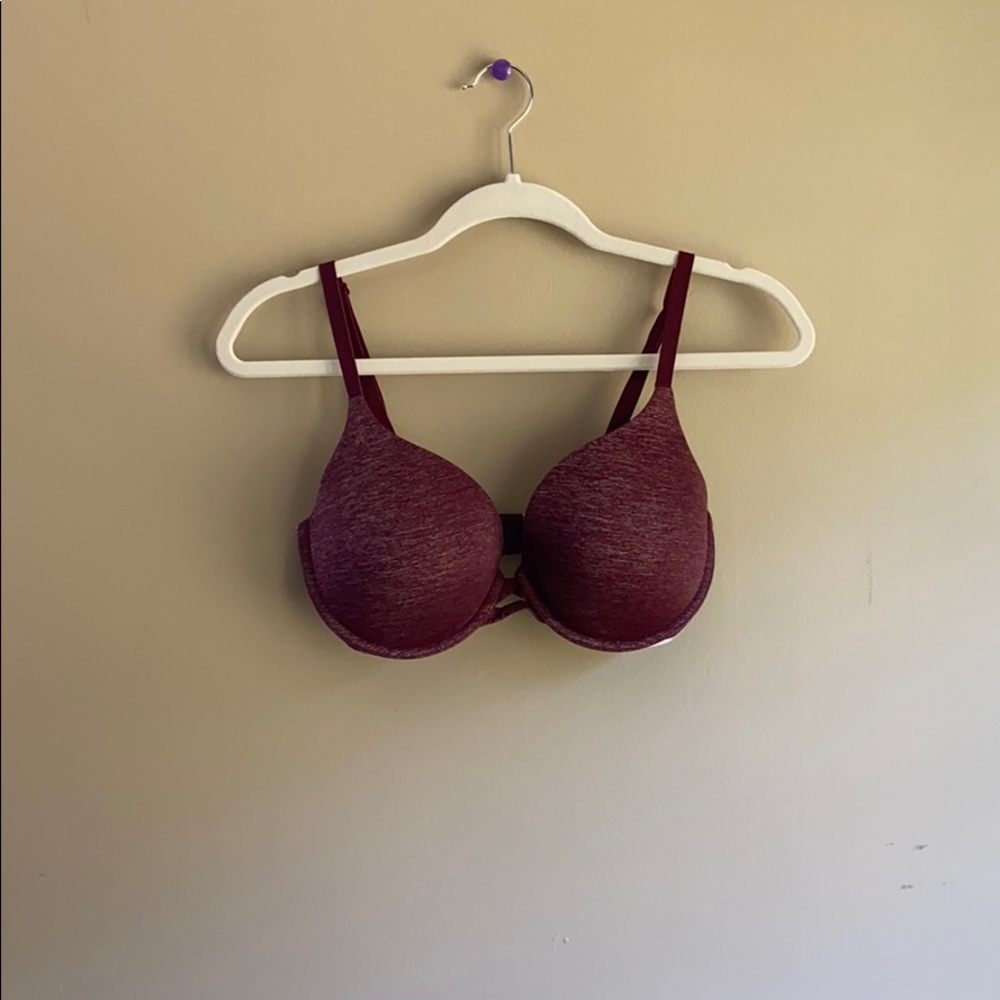Maroon Victoria’s Secret bra